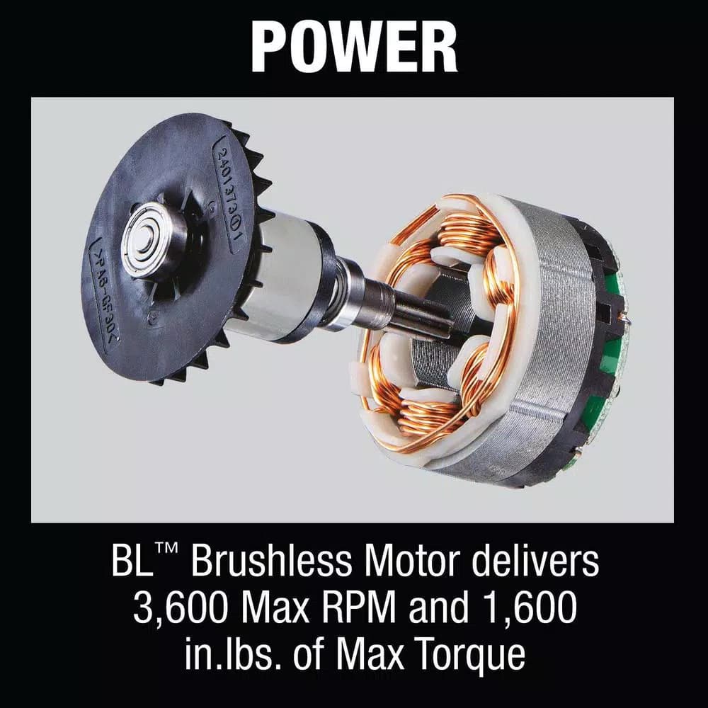 Makita 18V LXT Brushless 4-Speed Impact Driver Kit with 2 2.0 Ah Batteries and Charger