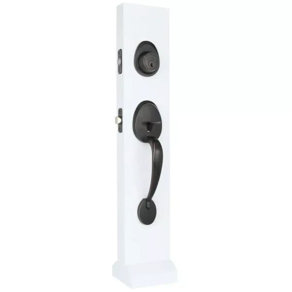 Honeywell Classic Oil-Rubbed Bronze Entry Knob and Deadbolt Combo Pack, Keyed Alike