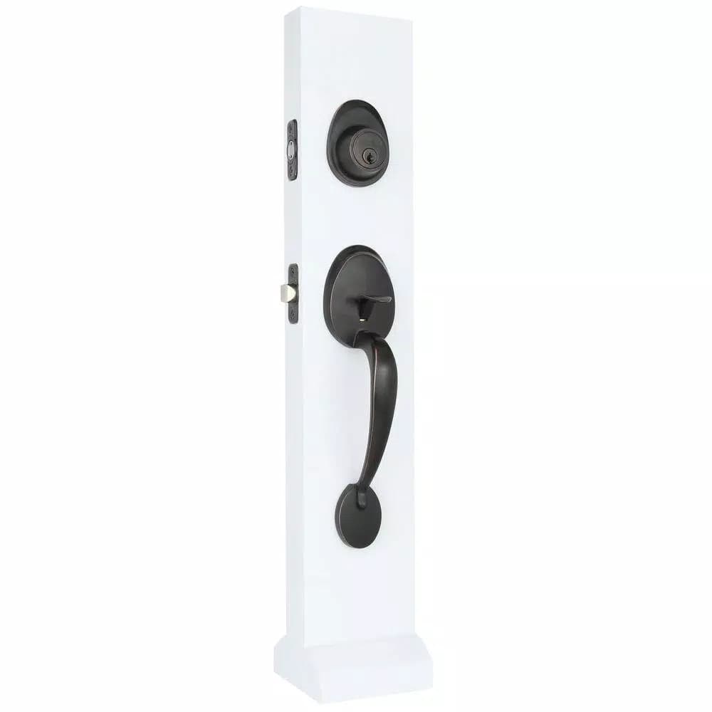 Honeywell Classic Oil-Rubbed Bronze Entry Knob and Deadbolt Combo Pack, Keyed Alike
