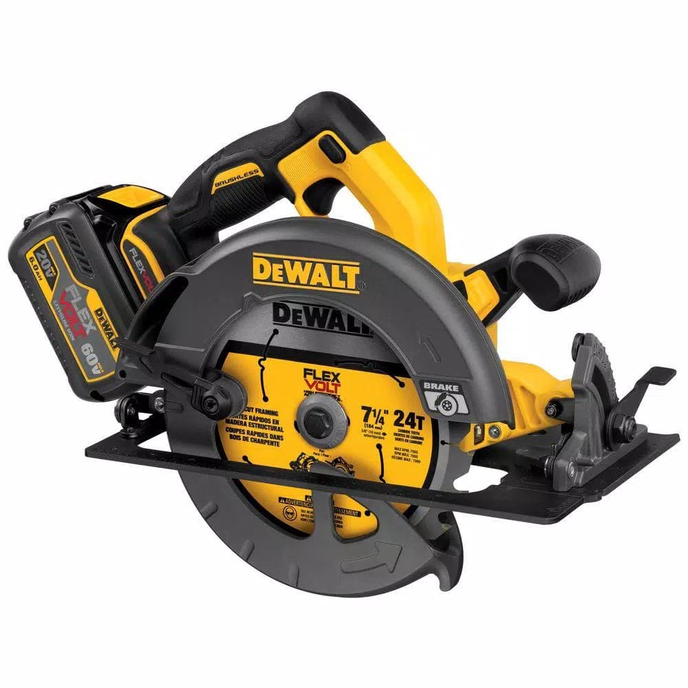 DEWALT DCS575T1 FLEXVOLT 60V MAX 7-1/4 in. Brushless Cordless Circular Saw Kit