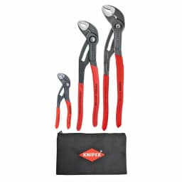 Knipex Cobra Box Joint Pliers Set with Storage Pouch, 3-Piece (5 in., 10 in., 12 in.) thumbnail 1