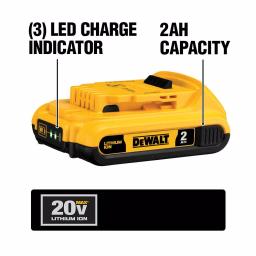 DEWALT 20V MAX XR Cordless Brushless 1/4 Sheet Variable Speed Sander Kit with 2.0 Ah Battery and Charger thumbnail 8