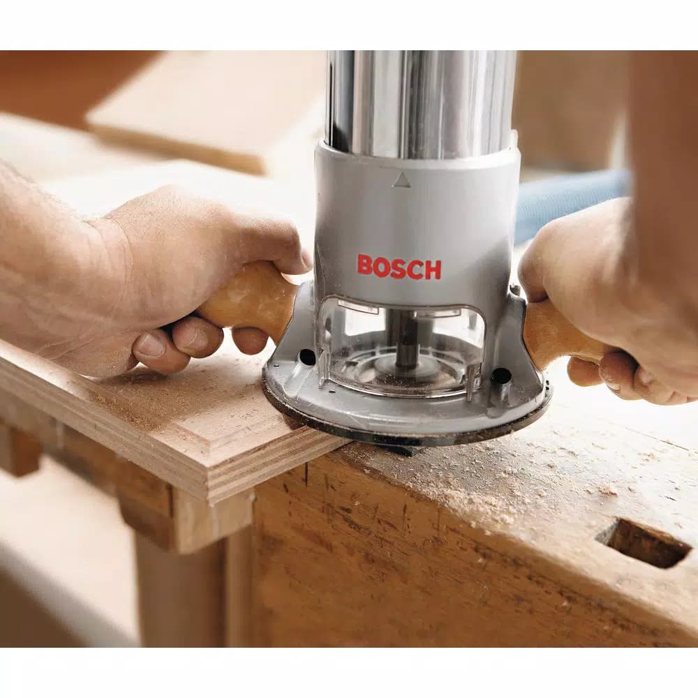 Bosch 2.25 HP Fixed-Base Router, 12 Amp Variable Speed Corded Electronic Router