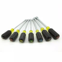 Klein Tools 7-Piece Hollow Shaft Nut Driver Set with Cushion-Grip Handles thumbnail 5