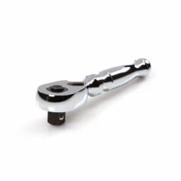 Tekton 3/8 in. Drive x 4.5 in. Quick-Release Ratchet, 90-Tooth Stubby Design thumbnail 1