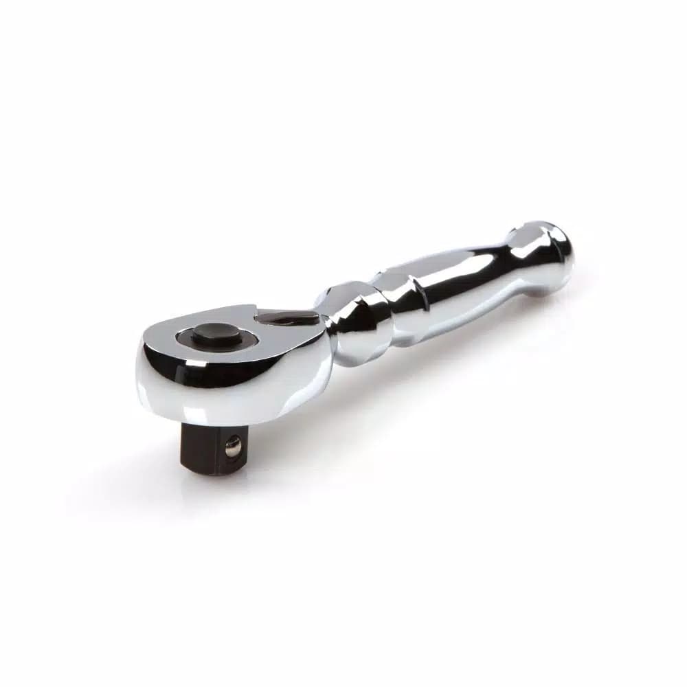 Tekton 3/8 in. Drive x 4.5 in. Quick-Release Ratchet, 90-Tooth Stubby Design