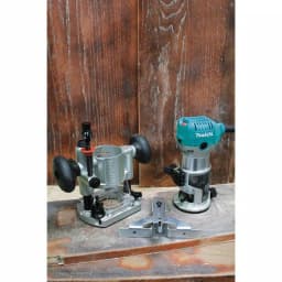 Makita 1-1/4 HP 6.5 Amp Compact Corded Router Kit with Plunge Base and Variable Speed thumbnail 10