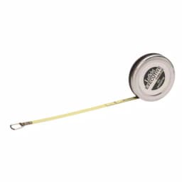 Lufkin Executive Diameter Pocket Tape Measure, 6.56 ft (2m), Chrome Case thumbnail 1
