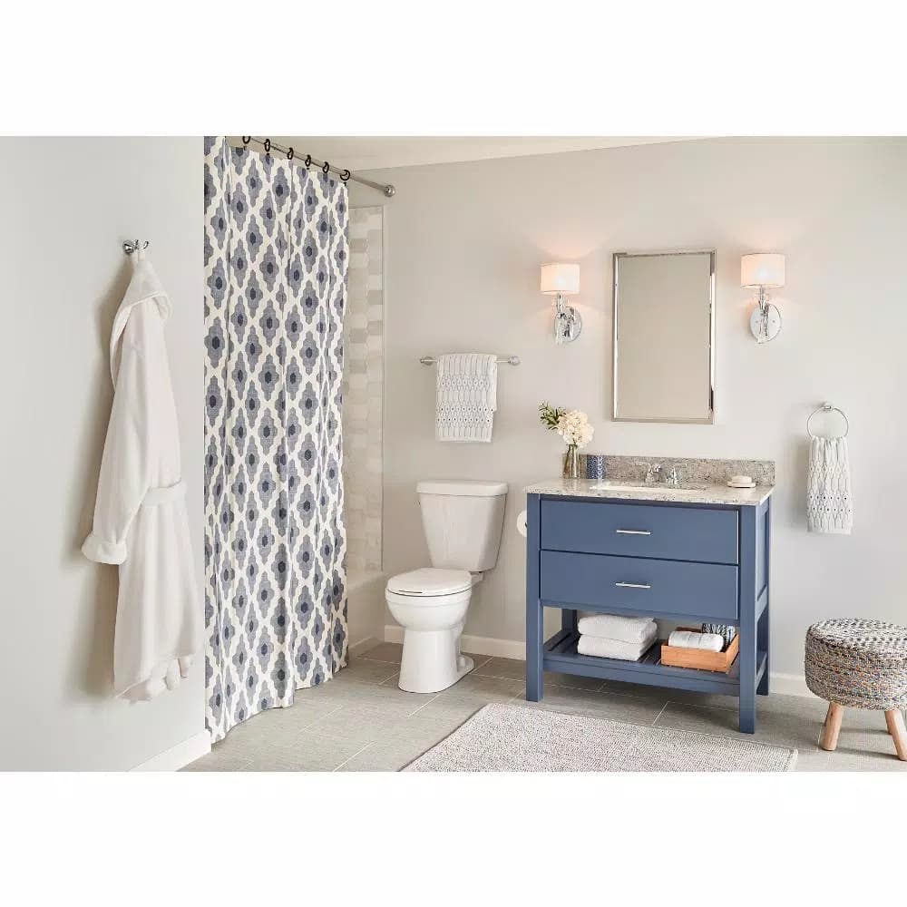 Delta Foundations 18 in. Single Towel Bar in Polished Chrome