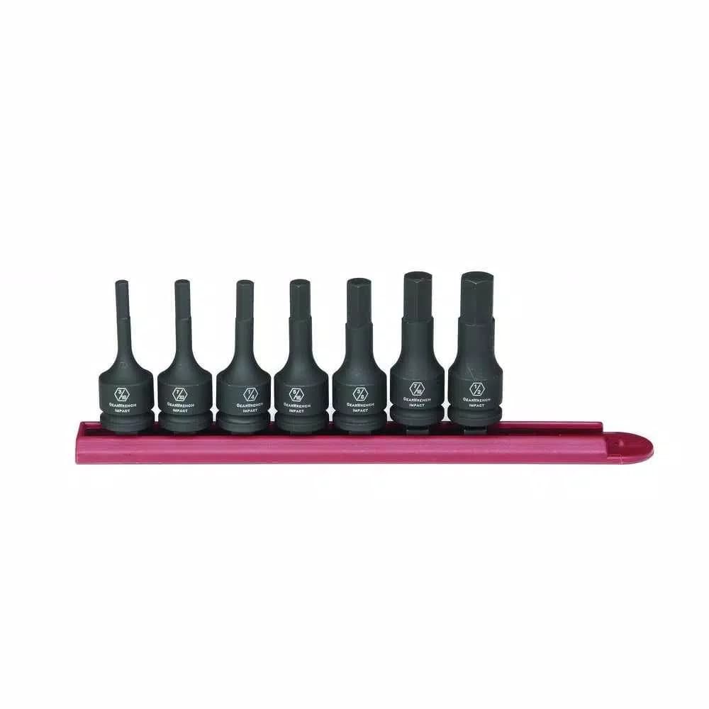 GearWrench 7-Piece 3/8 in. Drive SAE Impact Hex Socket Set