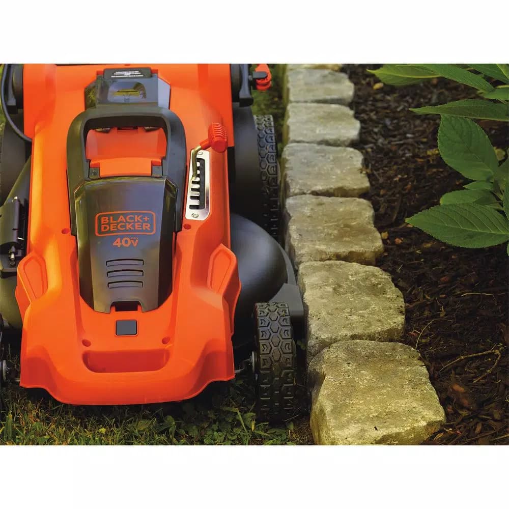 BLACK+DECKER 40V MAX 20 in. Cordless Walk Behind Push Mower with (2) 2.0 Ah Batteries and Charger