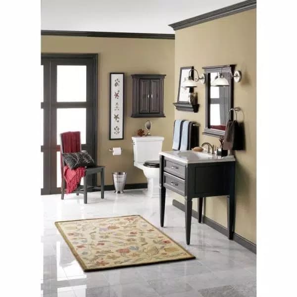 MOEN Brantford 18 in. Single Towel Bar, Brushed Nickel, Transitional Style