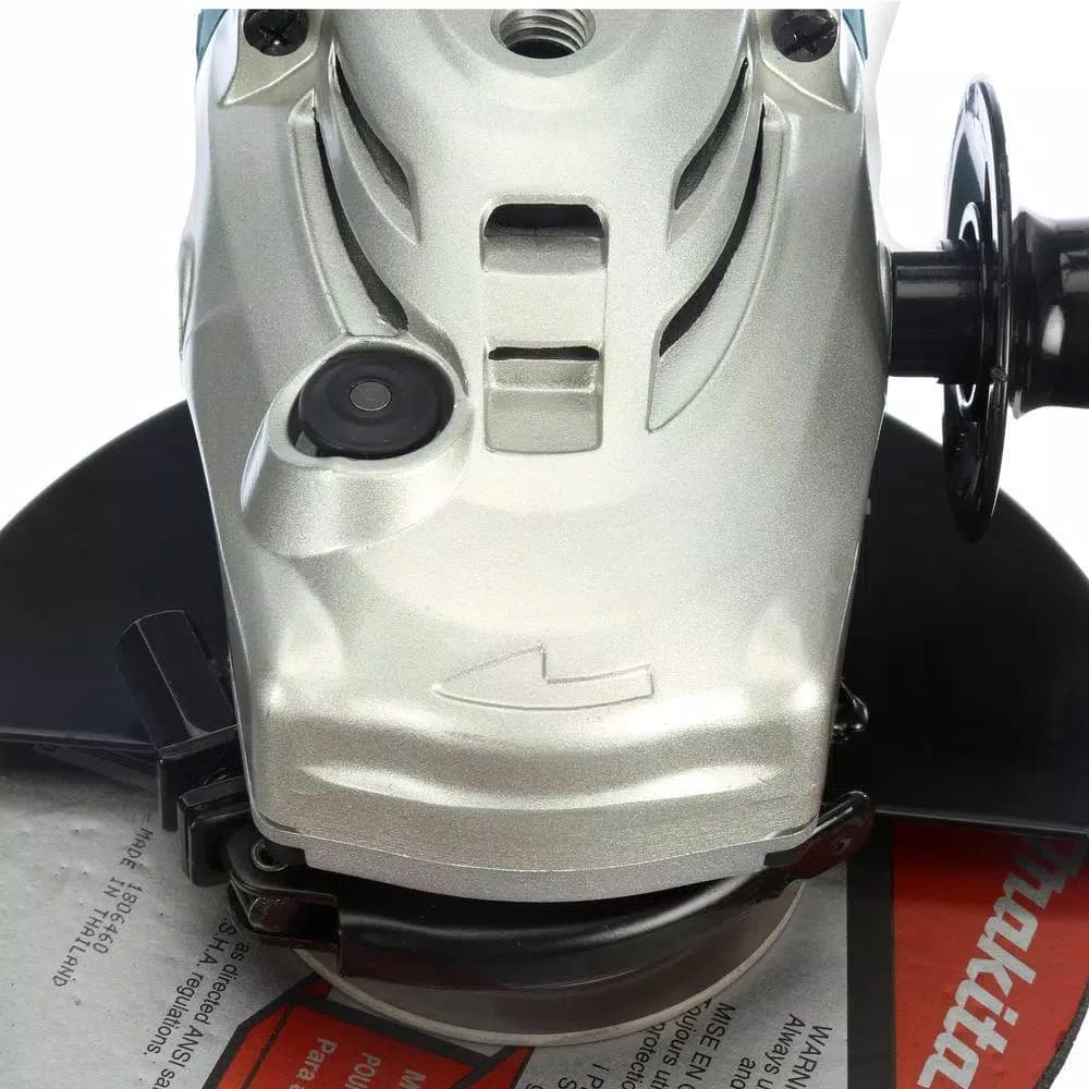 Makita 7 in. Corded Angle Grinder, 15 Amp, 6000 RPM with Grinding Wheel and Side Handle