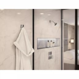 Symmons Duro 4-Piece Polished Chrome Wall-Mounted Bathroom Hardware Set thumbnail 3