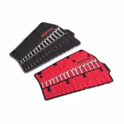 TEKTON 30-Piece Combination Wrench Set, 1/4-1 in. and 8-22 mm with Roll-Up Pouch thumbnail 1