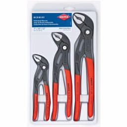 Knipex Cobra Water Pump Pliers Set, 3-Piece (7, 10, and 12 in.) thumbnail 1