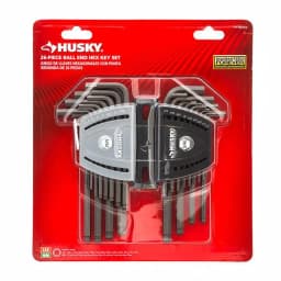 Husky 26-Piece SAE and Metric Ball End Hex Key Set thumbnail 2