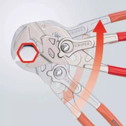 KNIPEX 7 in. Pliers Wrench with Comfort Grip Handles thumbnail 2