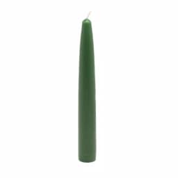 Zest Candle 6 in. Hunter Green Taper Candles, Set of 12 thumbnail 1