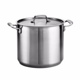 Tramontina Prima 12 Qt. Stainless Steel Tri-Ply Stock Pot with Lid thumbnail 1