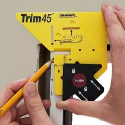 Milescraft Trim45 Trim Carpentry Aid Miter Jig for Door and Window Casement Installation thumbnail 5