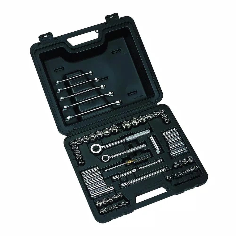 STANLEY 75-Piece Mechanics Tool Set with Ratchets, Sockets, and Wrenches