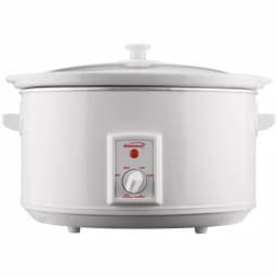 Brentwood Appliances Brentwood 8 Qt. White Slow Cooker with Removable Ceramic Pot and Glass Lid thumbnail 1