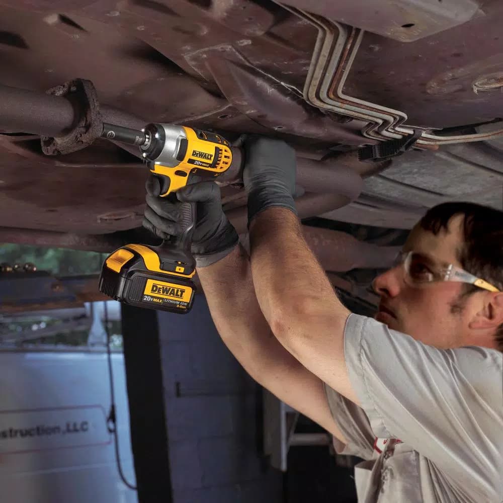 DEWALT 20V MAX Cordless 3/8 in. Impact Wrench Kit with 3 Batteries and Charger