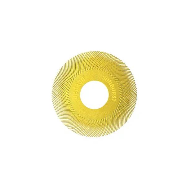 Dedeco Sunburst 6 in. TC Radial Discs, 80-Grit Coarse, 1 in. Arbor, 40-Pack