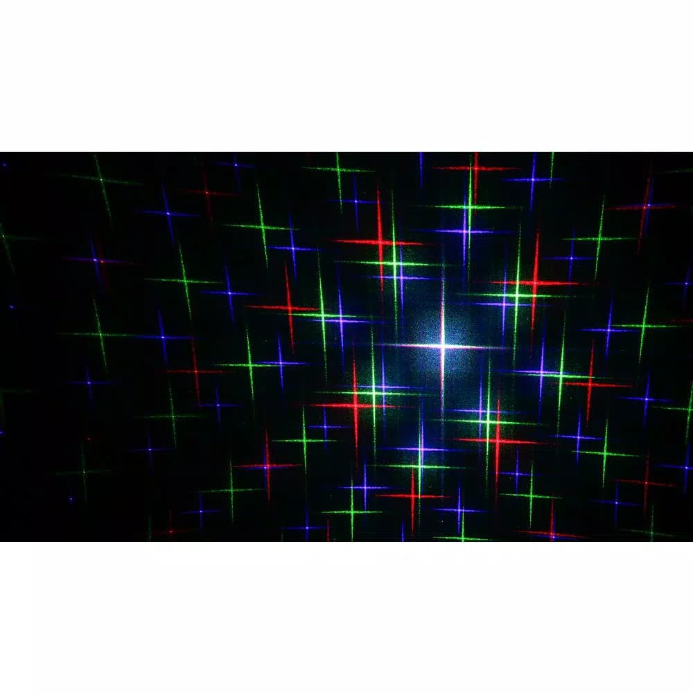 LEDMALL 3-Color RGB Outdoor Laser Projector Lights with RF Remote and 8 Moving Patterns