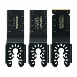 Dremel Multi-Max 1-1/4 in. Universal Oscillating Tool Flush Cut Blade Variety Pack, 3-Piece thumbnail 1