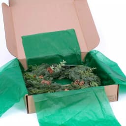 VAN ZYVERDEN 24 in. Live Fresh Cut Pacific Northwest Cinnamon Spice Christmas Wreath thumbnail 5