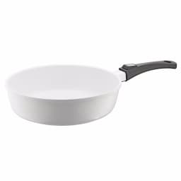 Berndes Vario Click Pearl 6 Qt. Cast Aluminum Ceramic Nonstick Saute Pan, White thumbnail 1
