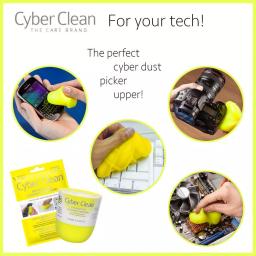 Cyber Clean Detailer Gel for Home and Office, Lemon Scent, 5.64 oz (3-Pack) thumbnail 2