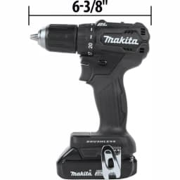 Makita 18V LXT Sub-Compact Brushless 1/2 in. Driver Drill Kit with 2.0 Ah Battery and Charger thumbnail 11