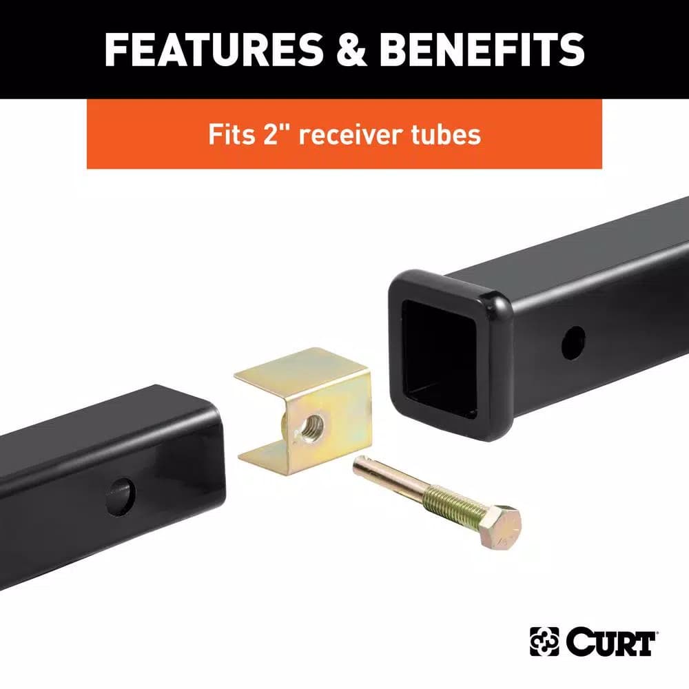 CURT Anti-Rattle Kit for 2-inch Receiver Hollow Shanks