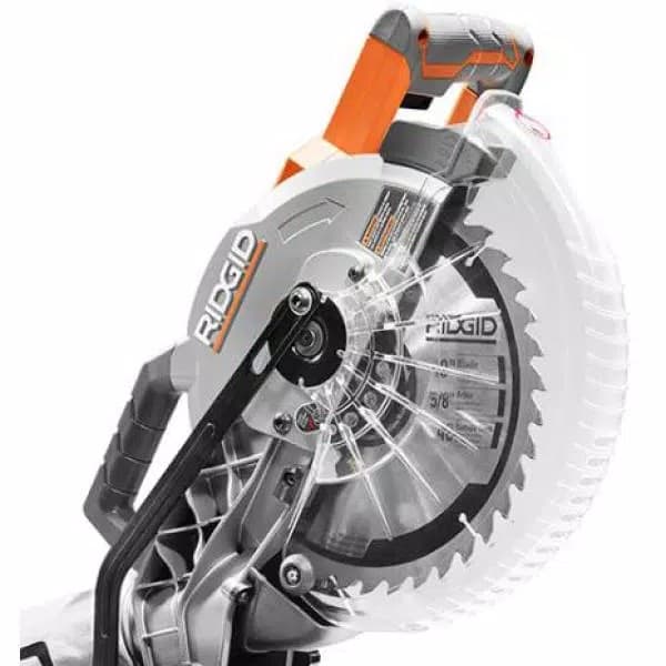 RIDGID 10 in. Dual Bevel Compound Miter Saw, 15 Amp, with LED Cut Line Indicator