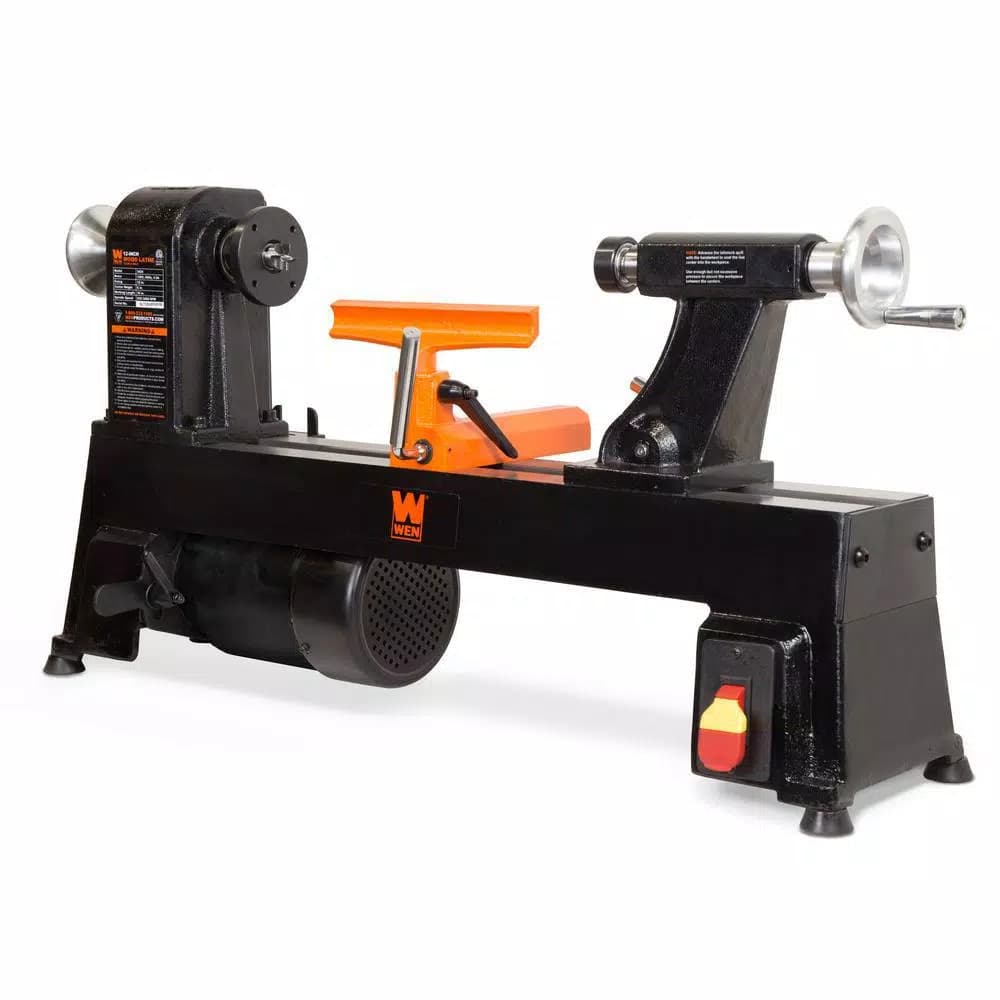 WEN 12 in. x 18 in. 5-Speed Benchtop Wood Lathe, 4.5 Amp