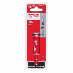Milwaukee Diamond MAX 1/2 in. Hole Saw with 1/4 in. Hex Shank thumbnail 5
