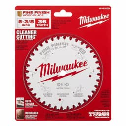 Milwaukee 5-3/8 in. 36-Tooth Fine Finish Circular Saw Blade thumbnail 4