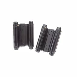 Taco Trans Atlantic 6 in. Double Acting Spring Hinge, Black (Set of 2) thumbnail 1