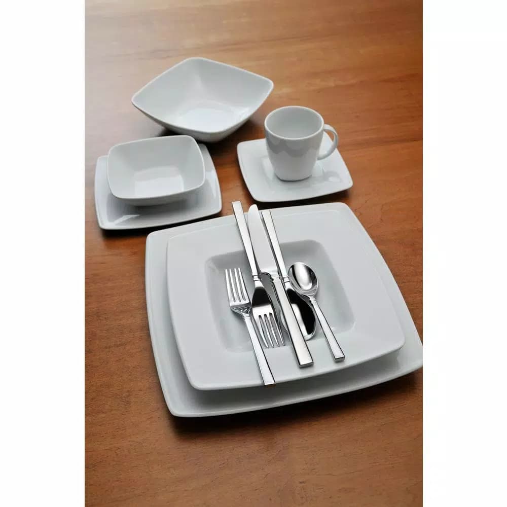 Oneida Shaker 18/0 Stainless Steel Dinner Forks, Set of 12
