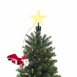 Mr. Christmas Animated Flying Santa Tree Topper with LED Star thumbnail 2