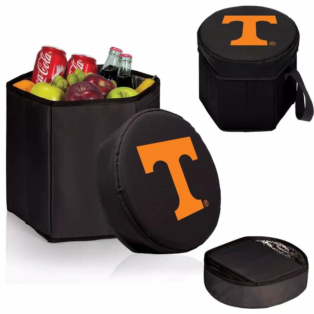 Picnic Time Tennessee Volunteers 12 Qt. Bongo Collapsible Soft-Side Cooler - Black