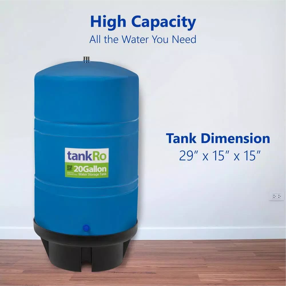Express Water 20 Gallon Reverse Osmosis Storage Pressure Tank - RO Water Filtration Expansion Tank