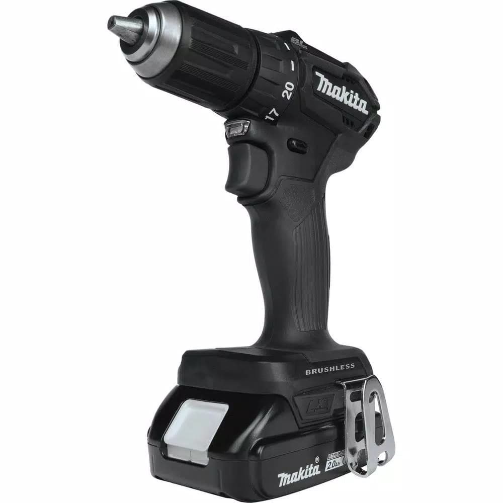 Makita 18V LXT Sub-Compact Brushless Cordless 1/2 in. Driver-Drill Kit with 2.0Ah Battery and Charger