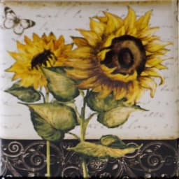 Unbranded Certified International French Sunflowers 3-Piece Ceramic Canister Set thumbnail 2