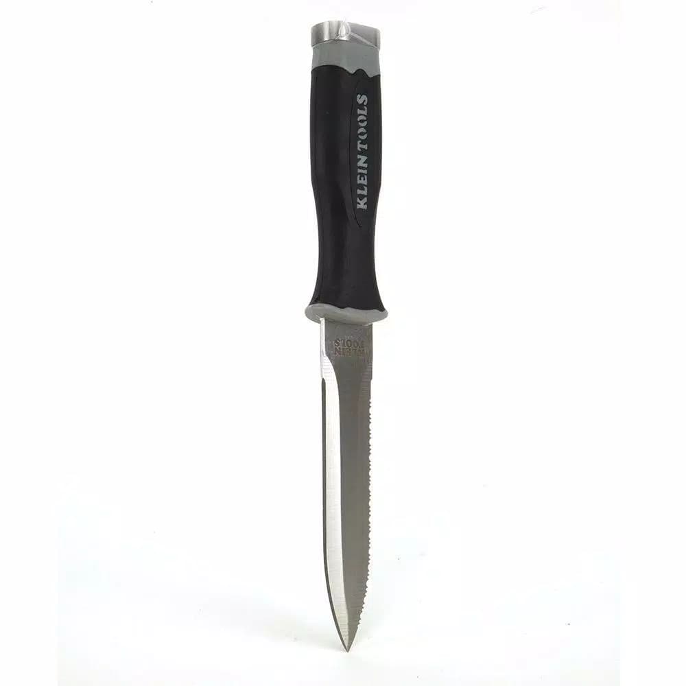 Klein Tools 10-3/4 in. Serrated Duct Knife with 5-1/2 in. Stainless Steel Blade