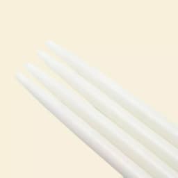 Zest Candle 10 in. White Taper Candles, 12-Set thumbnail 1