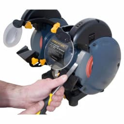 POWERTEC 6 in. Silicon Carbide 150 Grit Bench Grinding Wheel, 1/2 in. Arbor thumbnail 2